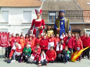 Els Veguers de Montblanc a Steenvoorde.