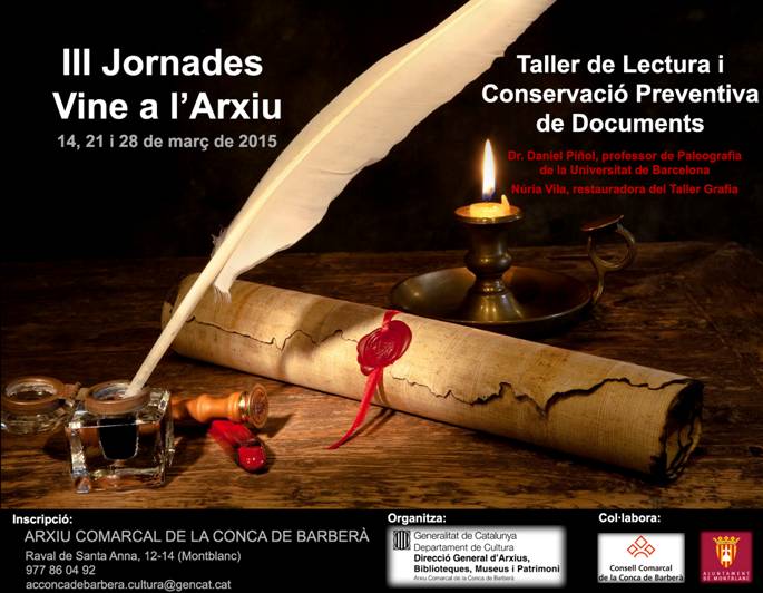 III Jornades Vine a l’Arxiu.