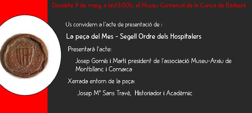 La peça del Mes de maig.