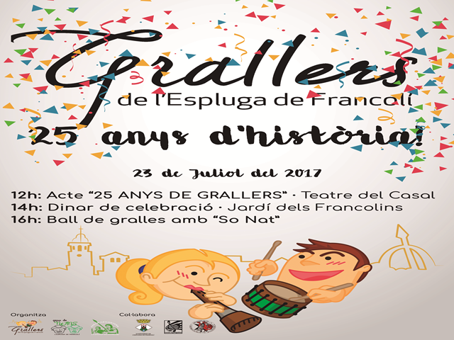 Grallers de l’Espluga, 25 anys.